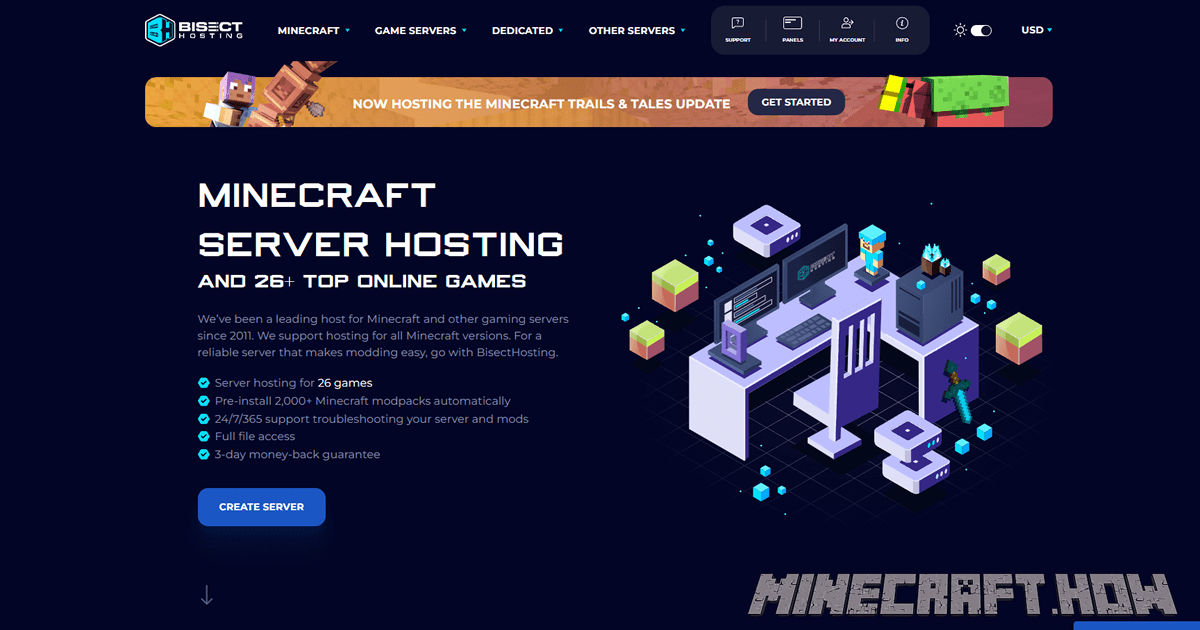 BisectHosting Minecraft Hosting