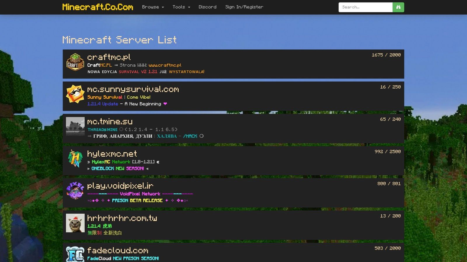 Explore the Top Minecraft Server List for 2025