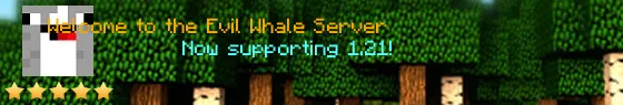 minecraft.evilwhale.nl Live Banner