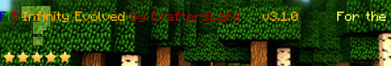 InfinityEvolved CraftersLand Server Banner