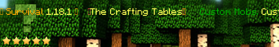 trythecraftingtablegames.cam Minecraf Server Banner