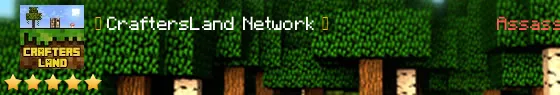 mc.craftersland.net Live Banner
