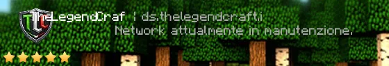 mc.thelegendcraft.it Live Banner