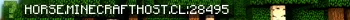 horse.minecrafthost.cl Live Banner Small