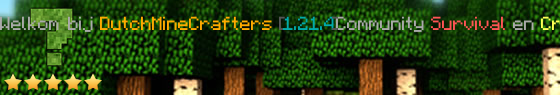 mc.dutchminecrafters.com Server Banner