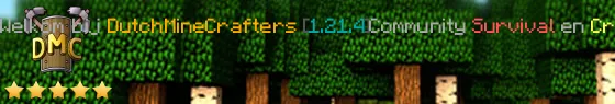 mc.dutchminecrafters.com Live Banner