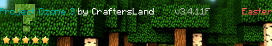 Project Ozone 3 CraftersLand Server Banner