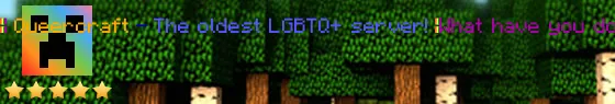QueerCraft Live Banner