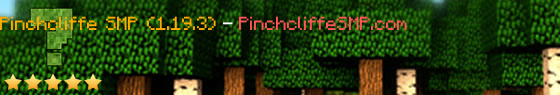 play.pinchcliffesmp.com Minecraf Server Banner