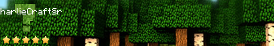 mc.charliecraft.com Server Banner