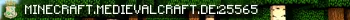 minecraft.medievalcraft.de Live Banner Small
