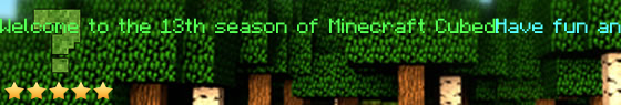 minecraftcubed.mcph.co Server Banner