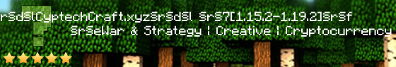 CryptechCraft Server Banner