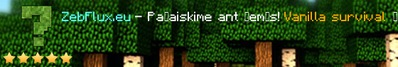 zebflux.eu Minecraf Server Banner