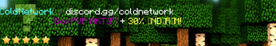 ColdNetwork Türkiye Minecraf Server Banner