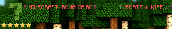 Minecraft Romania Server Banner