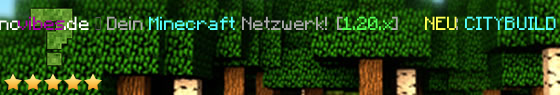 NoVibes.DE Minecraft Network Server Banner