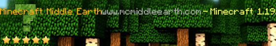 Minecraft Middle Earth Server Banner