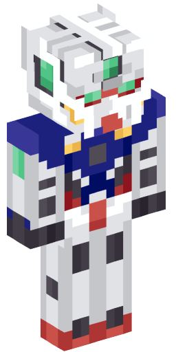 Gundam Minecraft Skin Preview on Minecraft.Co.Com