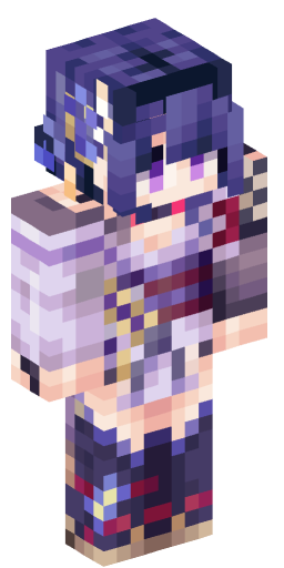 RaidenShogun Minecraft Skin Preview on Minecraft.Co.Com