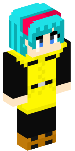 Bulma Minecraft Skin Preview on Minecraft.Co.Com