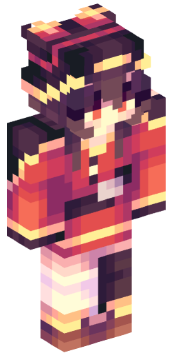 Megumin_Satou Minecraft Skin Preview on Minecraft.Co.Com