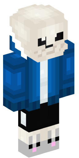 UndertaleSans Minecraft Skin Preview on Minecraft.Co.Com