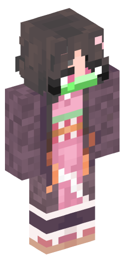 Nezukochan5 Minecraft Skin Preview on Minecraft.Co.Com