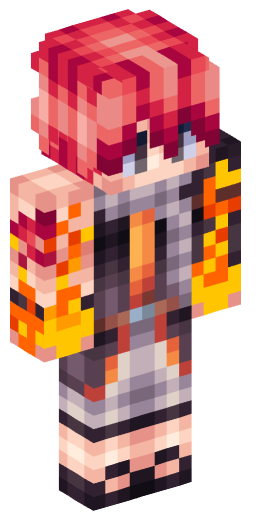 Kirishima_ Minecraft Skin Preview on Minecraft.Co.Com