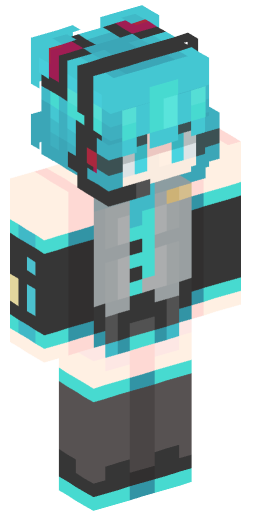 MikuMikuBeam Minecraft Skin Preview on Minecraft.Co.Com