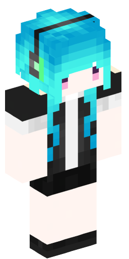MikuNekoko Minecraft Skin Preview on Minecraft.Co.Com