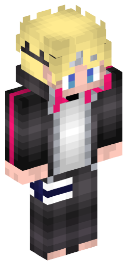 Boruto_ Minecraft Skin Preview on Minecraft.Co.Com