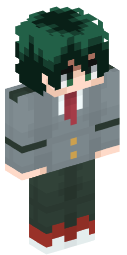 Midoriya123 Minecraft Skin Preview on Minecraft.Co.Com