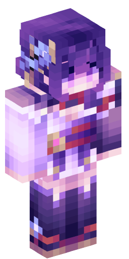 RaidenShogun_ Minecraft Skin Preview on Minecraft.Co.Com