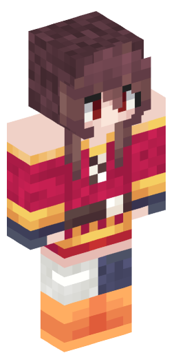 MeguminMyWaifu Minecraft Skin Preview on Minecraft.Co.Com