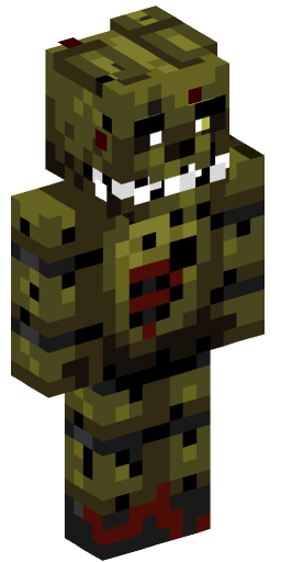 SpringTrap0 Minecraft Skin Preview on Minecraft.Co.Com