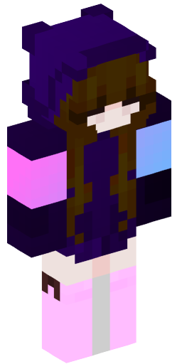 Transfeminine Minecraft Skin Preview on Minecraft.Co.Com