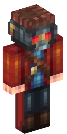 StarLord Minecraft Skin Preview on Minecraft.Co.Com