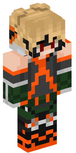 Bakugou_ Minecraft Skin Preview on Minecraft.Co.Com