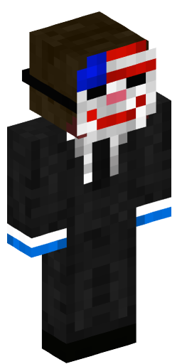 PayDay2 Minecraft Skin Preview on Minecraft.Co.Com