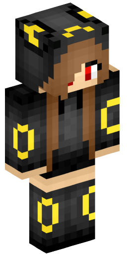 Umbreon Minecraft Skin Preview on Minecraft.Co.Com