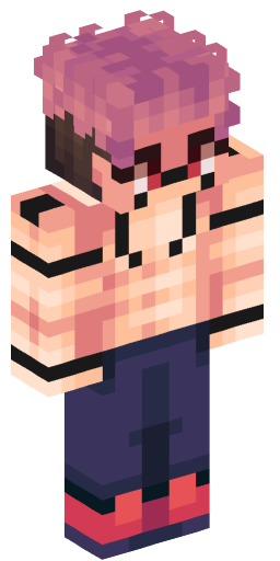 Itadori_Yuji Minecraft Skin Preview on Minecraft.Co.Com