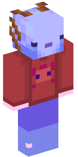 Axolotlex Minecraft Skin Preview on Minecraft.Co.Com