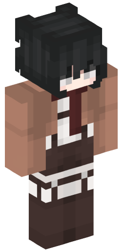 AckermanMikasa Minecraft Skin Preview on Minecraft.Co.Com